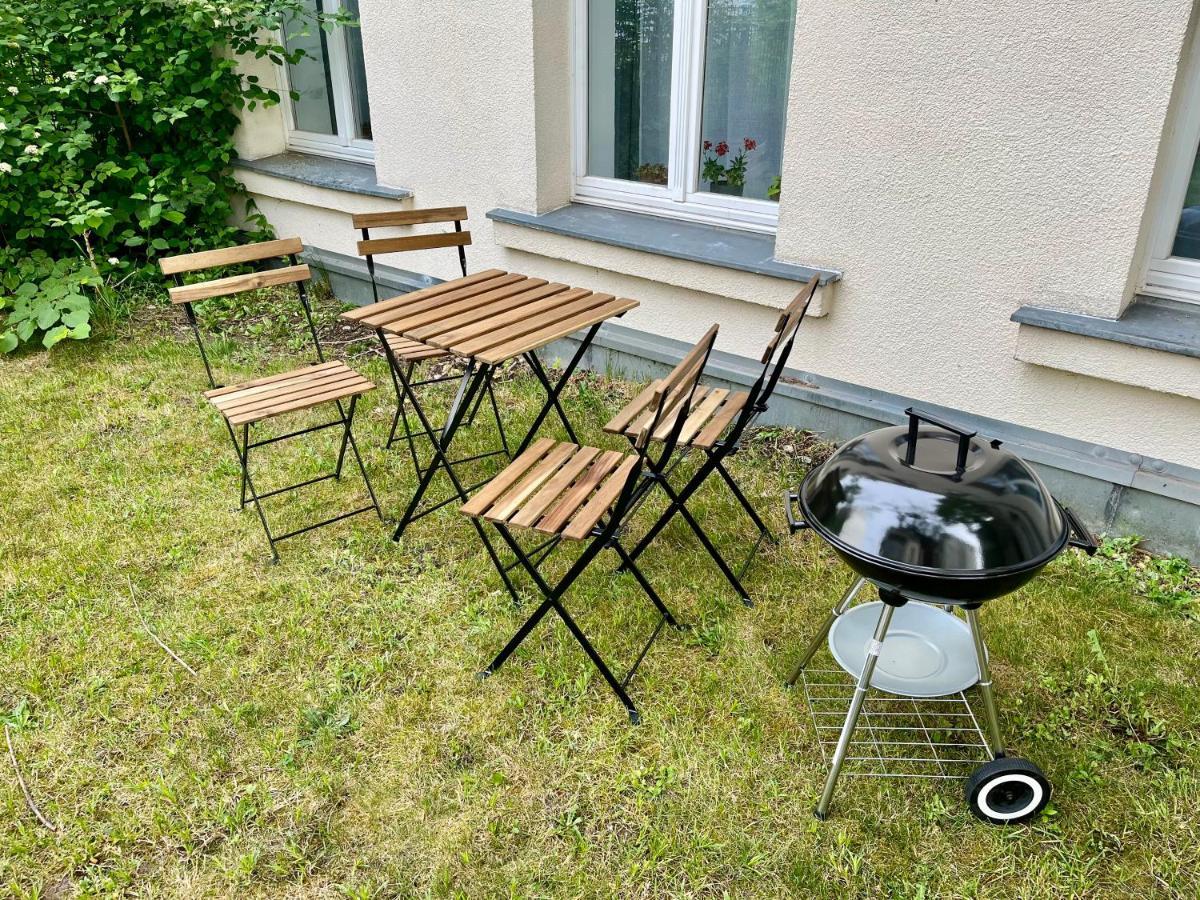 Wohlfuehl-Oase Mitten In Der Stadt - Garten, Grill, Netflix Und Drucker Lipsko Exteriér fotografie